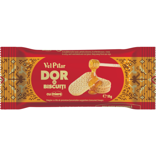 Biscuiți cu miere, 55g
