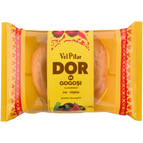 Gogoși cu umplutură cu vișine, 80g